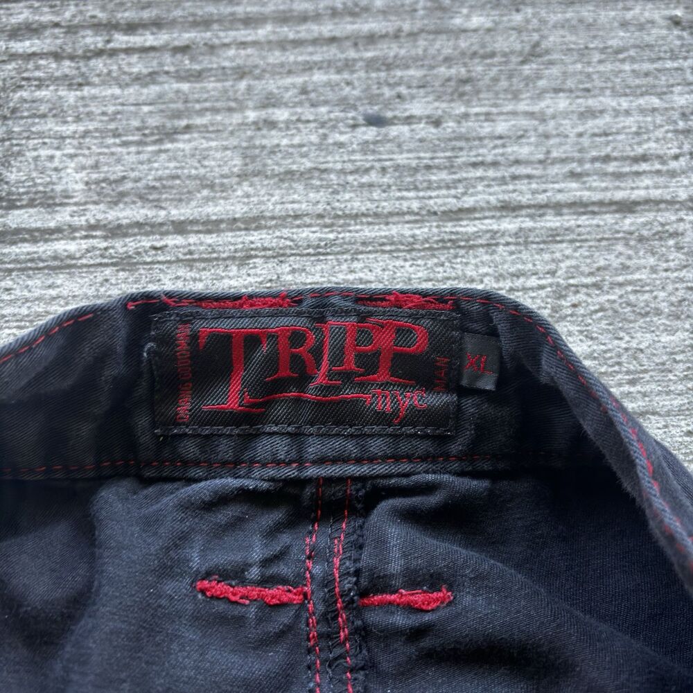 Vintage Rave Tripp NYC Wide-Leg Grunge Emo Skater Pants - Picture 5 of 5